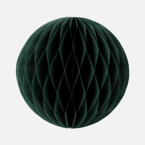 Forest Green Honeycomb Ball Decoration