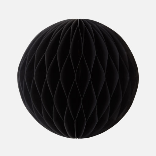 Black Honeycomb Ball Decoration
