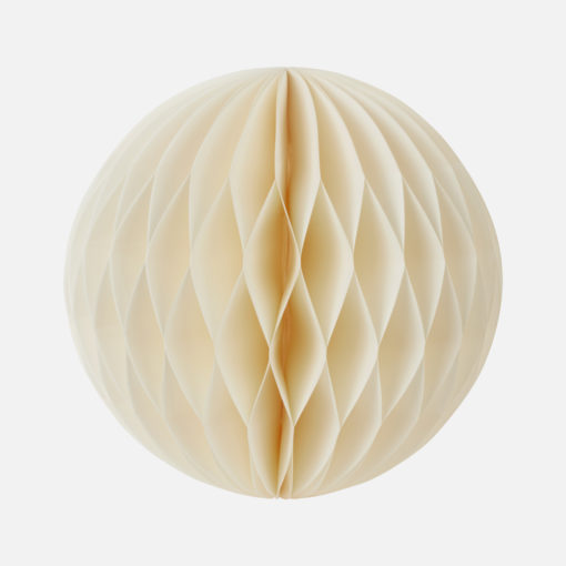 Ivory Honeycomb Ball Decoration