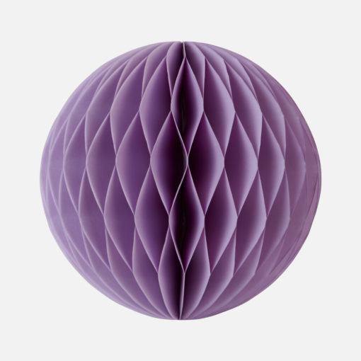 Purple Honeycomb Ball Decoration